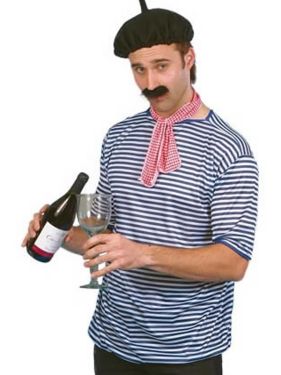 Mens Frenchman Costume Set 